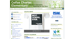 Desktop Screenshot of colfaxelementary.org