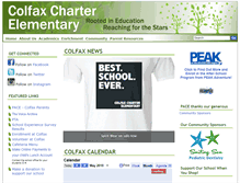 Tablet Screenshot of colfaxelementary.org